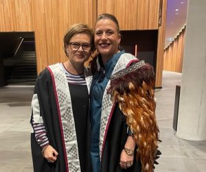 Dr Rachel Inder [left] and Dr Sara Simmons [right] from Manu Ora were humbled to receive the Royal New Zealand College of General Practitioners ‘Community Service Medal’ this week.